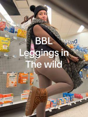 I love these “bbl leggings” & leopard  IT ALL meow 🐈  #bblleggings #buttliftingpants #leopardprint #neutralaesthetic #neutralvibes #fitcheckleggings #leggingsoutfit #leggingsbbl #bblefffect 