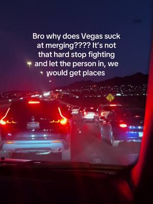 Just merge! Everyday same thing. #fyp #lasvegas #freeway #foryou #baddriversoftiktok 