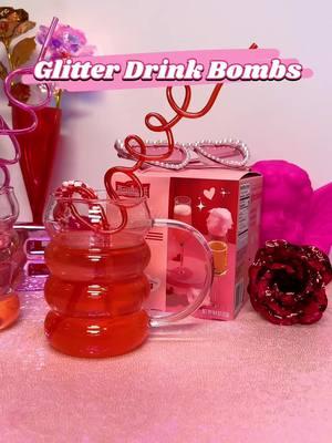 don't mind us; we'll just be adding glitter drink bombs to literally every beverage from now on ✨🍹 #fivebelow #fivebelowfinds #alaninu #glitterdrinks #edibleglitter