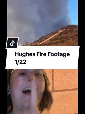 NEW LA FIRE  Hughes fire over 5,000 acres Janurary 22, 2025 EVACUATE NOW!!  #fire #wildfire #lafire #currentevents #news #sandiegofire #whatstartedsandiegofire #fashionvalleyfire #fashionvalleymall #currentevents #news #gossip #tea #celebrity #arianagrande #thankyoutrump 