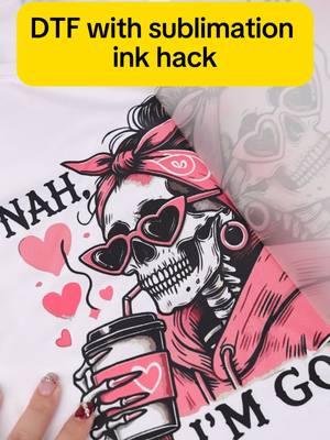 Sublimating on 100% cotton shirts! #dtfsublimationhack #dtfsublimation #sublimation #sublimationprinting #sublimationtips #sublimationtutorials #sublimationforbeginners #sublimatingoncotton #dtfprinting  #fyp #howtosublimate #sublimationtutorial #ValentinesDay #fyp #dtftransfer #diyclothes #DIY