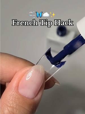 French Tip Hack With A Nail Tip 🫧🦋☁️✨ #frenchtip #frenchtipnails #bluenails #almondnails #nailboo #nailboonails #nails #dippowder #dippowdernails #dipnails #nailinspo #nailart #diynails #diymanicure #naturalnails #nailhack #paintingnails #fyp #fypage #foryou #fy #nailtech #begginernailtech #nailsalon #cutenails #viral #fallnails #fallnailinspo #fallnailart #nailartsvideos #nailtrends #nailtutorial #2025nails 