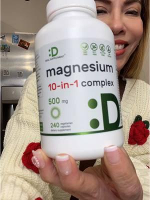 Magnesium complex, con 10 diferentes tipos de magnesio, tiene soporte mineral de magnesio de espectro completo, de fácil digestión y absorción #magnesium #supplements #stresssupplement #anxiety #anxietysupplement #10in1supplements #magnesiumdeficiency #magnesiumbenefits #dealsupplement #magnesiumcomplex #healthdigestion #sleepbetter #sleepsupplement #energysupplement @DealSupplement #Inverted 