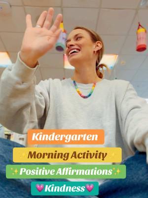 My favorite morning meeting activity💗 Not a single friend started the morning without a smile…It doesn’t get much better than that! #akindermom #kindermom #MomsofTikTok #kindergartenlife #teachermomsoftiktok #teachingbelike #teachingkindergarten #engagedlearning #teachingkids #teachersoftiktok #learningisfun #fyp #teachertok #game #morningmeeting #kindergartenactivities #positiveenergy #positivevibes #positiveaffirmations #highfive #kindess 