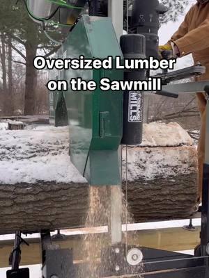 I always say there is nothing much more satisfying than making your own lumber on a sawmill. Today was no different. This oversized red oak log produced six large pieces of lumber 2 inches thick by 14 inches wide and 16 1/2 feet long. The pieces turned out beautiful and I can’t wait to use them. #livingouramericandream #sawmill #woodlandmills #tractor #kubota #lumber #timber #logtongs 