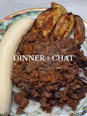 If you're new here...hi, so happy you made it! 💛 #fyp #dinner #DinnerIdeas #cookwithme #groundbeef #arroz #picadillo #blackbeans #cubandinner #easydinner #airfryerrecipes #potatoes #dinnertime #dinnerrecipe #recipes #recipesoftiktok #Recipe #meal