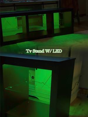 TV Stand // Entertainment Center // LED #tvstand #entertainmentcenter #tvmount #livingroom #basement 