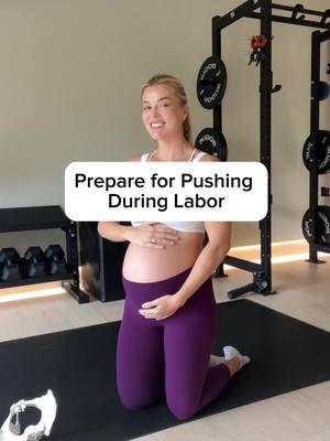 Did you know? As your baby’s head begins to crown, your body needs to prepare for a significant opening of your pelvic outlet, the bottom third of your pelvis, and your pelvic floor muscles must stretch to their maximum capacity. 🌟 Positions that open your lower pelvis are key.  Two essential movements for this stage are: 1. Hip Internal Rotation- helps move your sitz bones apart. 2. Anterior Pelvic Tilt- allows your tailbone to move back. Practicing these movements can help you find the positions you’re most comfortable with and boost your confidence when it’s time for your baby’s final descent. Try these exercises to improve joint and muscle mobility, ensuring you're ready when your baby is ready to enter the world. 💪🤰 Movements to start preparing your body for this journey: ✨Quadruped Hip Internal Rotation Drops with Anterior Pelvic Tilt ✨90/90 Switches ✨90/90 Lift Offs ✨Towel Under Sacrum Hip Drops ✨Supported Hip Hinge with Block Squeeze  Join my App’s 7-Day FREE Trial 📲 If you’re looking for more guidance on your prenatal training and want to remove the guesswork from your workouts, you can follow my Pregnancy Fitness Program available on the Momday App.  - #36weekspregnant #37weekspregnant #healthypregnancy #38weekspregnant #39weekspregnant   #pregnancyfitness #prenatalfitness #pregnancyworkout #pregnantbelly #33weekspregnant #34weekspregnant #postpartumfitness #thirdtrimester #30weekspregnant #31weekspregnant #32weekspregnant