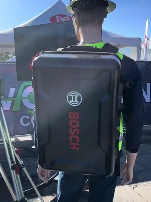 We like our BACKPACK. The Bosch Rotary Laser Backpack makes it’s #worldofconcrete debut