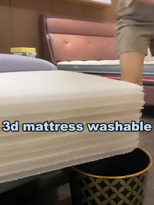 The 3D mattress can be washed with water to remove stains and dust from the mattress and keep it clean. #bedmattress#mattress #mattressfactory #mattresssale #mattressinabox #sleepwell #sleep #furniture #furnituredesign #bed #bedroom #Home #homedecor #fyp  #3dmattress #comfort #madeinchina 