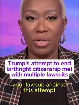 Donald Trump’s latest actions on immigration include an attempt to put an end to birthright citizenship, which is guaranteed by the 14th Amendment of the Constitution. Attorneys general from Democratic states, along with the ACLU, are mounting lawsuits arguing that this is not only unconstitutional, but also a repudiation of American values. One of those attorneys general, Democratic Colorado Attorney General Phil Weiser, joins @Joy Ann Reid to discuss. #reiders #thereidout #politics #political #msnbc #news #joyreid #trump #immigration