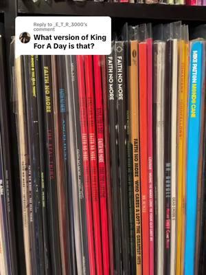 Replying to @_E_T_R_3000 #record #recordplayer #recordcollector #recordingartist #recordstore #recordvinyl #vinyl #vinylcollection #vinylcommunity #vinylrecords #vinylwrap #vinyljunkie #vinylgram #vinyllovers  #mikepatton #kingforaday #recordstore #fypシ #fyp #fypシ゚viral #foryou 