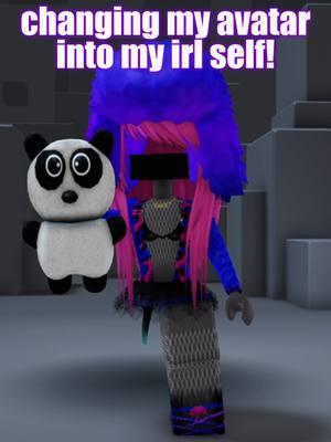 Turning my avatar into my real life self:)💜 #capcut #roblox #robloxfyp #robloxtiktok #robloxtrend #robloxttd3 #fyp #trend #shaderroblox #avatar #robloxoutfits #haveagoodday