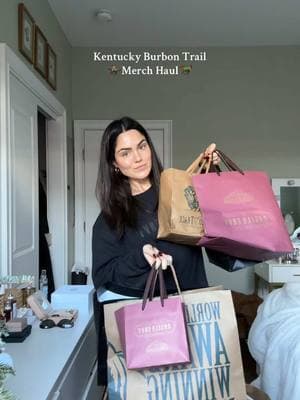 Major Haul, let’s just say burbon doesn’t help my shopping addiction so I’ll blame it on that #kentucky #kentuckybourbontrail #woodfordreserve #buffalotrace #angelsenvy #castleandkeydistillery #fyp #experience 