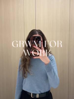 winter office outfits are the comfiest 🩵 #whatiweartowork #grwmfortheoffice 