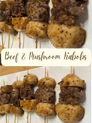 #creatorsearchinsights simple beef mushroom recipe #beef #kababs #appetizers 