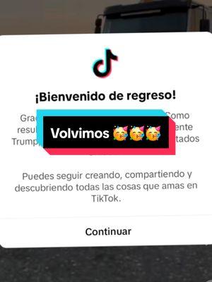 Volvimos Comunidad maravillosa 🥳🥳🥳 Aquí seguiremos.  Les cuento que venimos recargados 💪 Solo fue un susto 🤣 #transformandovidas #autoestimafemenina #pormasamorpropio🥰 #parati #flypシ #volviotiktok #hellotiktok #autoestimafeminina #viralreels 