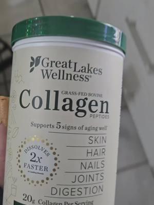 Grass fed bovine college and peptides by the great lakes wellness, a company that's been around since 1922. great for skin, hair, nails, joins and digestion.  dissolves two times faster. it is also on flavored, so you can add this to pretty much anything. #grassfedcollagen #bovinecollagen #collagenpowder #collagensupplement 