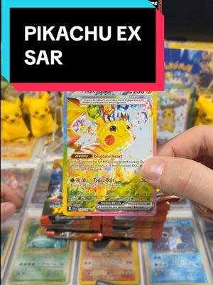 PIKACHU EX SAR FROM SURGING SPARKS!  #welcomeback #psa #creatorsearchinsights #TikTokLIVE #ripnship #LIVEhighlights #pokemonripnship #pokémontiktok #Pokémon #LIVEIncentiveProgram #LIVE #PokémonShop #ripnshippokemon #TikTokShop #pokemon #LIVEHighlights #PaidPartnership #massfollowing #giveaway #tiktokshopfinds 