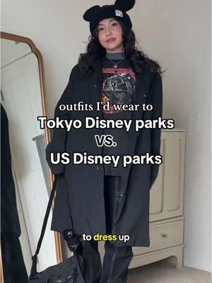 Winter outfits I’d wear to Tokyo Disney VS. Disney parks in the U.S. ❄️ (P.S. styled more of these for spring, summer and autumn on my yt!)  #disneyoutfits #tokyodisney #disneystyle #disneybound #darthvader #vanellope #vanellopevonschweetz #disneyoutfit #coolgirlstyle 