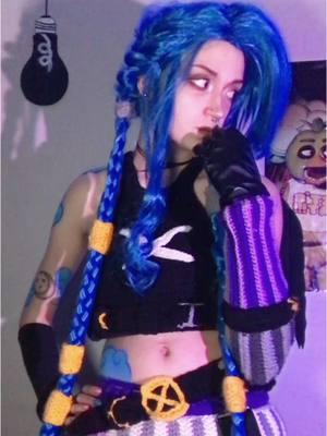 If I had a good camera, it’d be so over for you guys #jinx #arcane #arcanejinx #crochet #crochetcosplay #jinxcosplay #arcanecosplay #leagueoflegends #leagueoflegendscosplay #cosplay #idk_a_username27 #idk_a_username27_jinx 