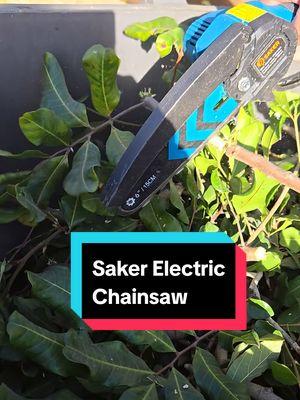 This electic chainsaw is perfect to keep your yard prestine, it also comes in pink!  #Chainsaw #electricchainssaw  #sakerchainsaw  #tiktokshopjumpstart #tiktokshopjumpstartsale #deals #trending #yardwork #DIY #fyp #CleanTok #housecleaning #fypシ #tools #powertools #gadget #TikTokShop #giftsforhim #giftideas 