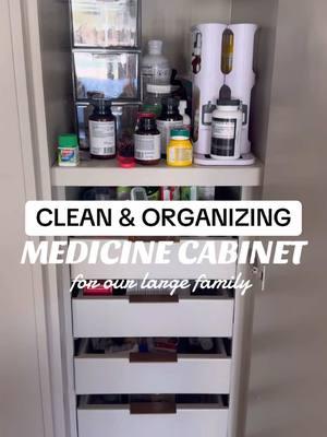 First organization project of 2025 complete! I am trying my hardest to be more organized this year 😅 #medicinecabinet #organizewithme #CleanTok #cleanwithme #organizedhome #organizingtiktok #organizetok #momof5 #momtips 