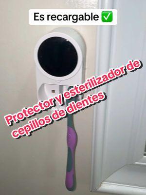 Mantén tu higiene bucal limpia libre de bacterias con este esterilizador #cepillodedientes #higienebucal #esterilizador #toothbrushholder #toothbrush #hispanictiktok #latinosenusa #titokshop 