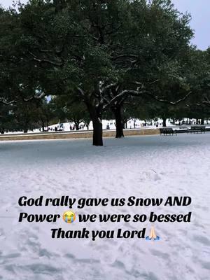 Gracias a Dios pudimos disfrutar de la nieve sin perder la luz 🙏🏻 solo los de Houston entenderán 🥲 #lafavoritadedios #godblessamerica #hodblessedus #thabkyoulord #godisgood #houstonians #houstontx #htown #snowday #certerpoint #karene135 