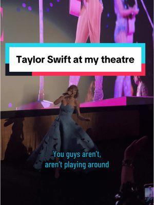 TikTok captions would not work properly so I did my best but OMG this is the second closest I’ve ever been to @Taylor Swift from the second row of an movie theatre. She was so beautiful, generous, and kind. Enjoy her entire speech! #swifttok #swifties #erastourtaylorswift #erastourfilm #erastour #erastourfilmpremiere 