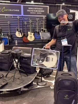 Setting up our booth #5634 at @thenammshow 🎸⚡️ Come say hello, demo our newest innovations & check out our artists! See you tomorrow! For stage, studio, and everywhere in between. ciariguitars.com #TheNAMMShow #NAMM #Music #MusicInnovation #MusicTechnology #Rock #Shred #Guitar #ElectricGuitar #TravelGuitar #ProPlay 