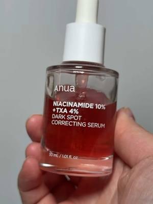 Anua niacinamide txa serum for fading dark spots, hyperpigmentation #koreanskincare #anua #txaserum  #darkspots #acnescars #niacinamideserum #tiktokshopjumpstartsale 