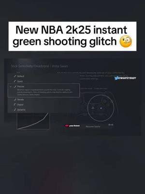 NEW instant green shooting glitchvon nba 2k25 🧐 #2kcommunity #2k #fyp #nba2k  #foryoupage #foryou #nba2k25 #NBA #swante #zswantzybaby 