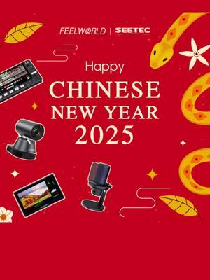 🎉 Happy Chinese New Year! 🧧✨   Wishing you a year filled with prosperity, happiness, and good fortune! 🌟   #feelworld #feelworldmonitor #ChineseNewYear #LunarNewYear #CNY2025 #Celebrate #GoodFortune #FestiveVibes