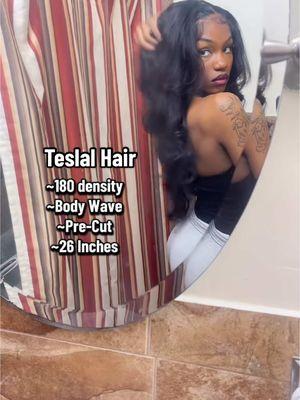 Absolutely Stunning, I forgot to add the product in the previous video for anyone interested in buying🤎🤎 @TESLAL HAIR SHOP  #wiginfluencer #wigs #wiginstall #wig #contentcreator #wiginstall #bodywave #teslalhair #fypシ #nyc #middlepart #fluffyedges #viral 