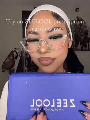 Glasses you'd want to try when feeling extra: Bold, oversized, and prescription available.   👓: Sparkle, Farris, Fenn, Shine, Grover #linkinbiooo❣️  #myzelool #prescriptionglasses #trendingeyewear #fashiontok #2025fashion