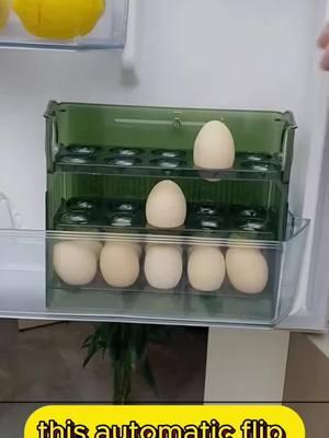 #Revamp Your Fridge with Our Egg Storage Rack! 🥚 Tired of rummaging through your fridge to find eggs or constantly worried about them getting cracked? Our egg storage rack is here to revolutionize your egg - storing experience! 🥚 Space - Saving Design: Maximize your fridge space with this compact yet efficient rack. It neatly arranges eggs in an organized manner, allowing you to easily access them while keeping your fridge tidy. 🥚 Enhanced Protection: The specially designed compartments ensure each egg is snugly held, reducing the risk of breakage. Keep your eggs safe from jostling and accidental bumps. 🥚 Versatile Compatibility: Fits most standard - sized eggs, whether you're using store - bought cartons or fresh eggs from your own backyard chickens. Don't let egg storage be a hassle any longer! Click the link in our bio to order your egg storage rack now and bring order to your fridge. 🛒 #EggStorageRack #FridgeOrganization #KitchenHacks #HomeOrganization #TiktokMadeMeBuyIt #TrendingProducts #EggHolder #KitchenEssentials #SpaceSaving #EggSafety #BuyNow #FridgeUpgrades #KitchenStorage #EfficientStorage #FreshEggs #OrganizedFridge #EggOrganizer #FridgeMakeover #SmartStorage