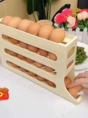 Esta caja automática para huevos es muy práctica, no ocupa espacio en el frigorífico y tiene capacidad para 30 huevos. #eggholder #kitchen #eggstoragerack #dealsfordays #TikTokShop #TikTokShopLoveAtFirstFind #spotlightfinds #fyp #TikTokShop #tiktokshopfinds 