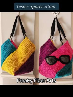 Look at these beauties. The “Hannah’s Tote/purse” pattern has released and can be found on my Ravel ree. Link in Bi Oo  @Peasezoo  @FreakyFiberArts  @Naturally Rebellious  @Eva  Kat Domay Crochet #crochet #crochetpurse #crochettote #crochettotebag #totebags #purse #travelbag #patterns #patternrelease #patternreleaseday #handmade #handmadecrafts #shopping