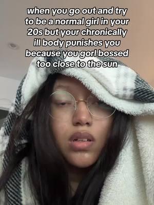 i went to the movies then trivia the next day and i had the worst sleep of my life that included nausea, horrible pain and crying 🤪 #chronicallyill #ayacancer #migrainesufferer 