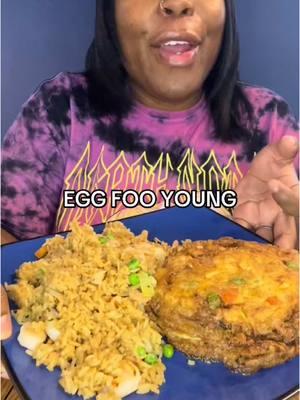 Trying Egg Foo Young for the 1st time..!! #Foodie #milwaukeefoodie #fyp #eatwithme #review #foodtiktok #FoodTok #FoodLover #foodcontentcreator #eggfooyoung #shrimpfriedrice #chinesefood 