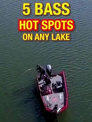 Identify the spots where bass feed on EVERY lake. Save this as your one-minute guide to bass fishing. #bassfishing #bassfishingtips #fishingtips #lunkerville #bassfishingbasics #fishingtok