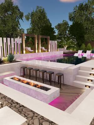 Dreaming of swimming in the summer sun is getting us through these cold winter days! ❄️ Until then, we'll just have to stick to the fire pit lounge! 🔥 #TenesseeBackyard #AirBnB #LuxuryHomes #Backyard #BackyardDesign #Designer #LuxuryLifestyle #OutdoorLiving #PoolDesign #PoolSide #BackyardOasisDesign