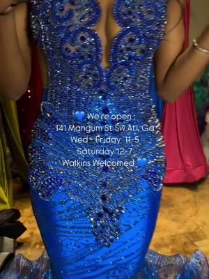 💙 Your Atlanta Prom Dress Store 💙  Different styles , Different Colors , New Dresses Weekly . Stop by & shop for Prom 2025, No Appointments Needed   Located at 141 Mangum St Sw we are open Wed- Friday 11 - 5p and 12-7p on Saturdays ✨ #promdressstore #Promdress  #atlantaprom #atlantapromdress #redpromdress  * This dress can be ordered in 9 different colors  Text 7088976569 to book the look for Prom2025 💙