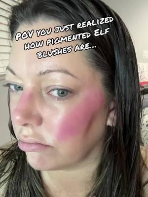 Blend blend blend…. #elfliquidblush #grwm #makeup #blush #imjustagirl #blendblendblend 