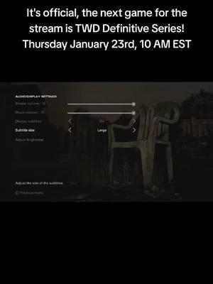 Live on TikTok January 23rd 2025, 10 AM EST #LIVEhighlights #TikTokLIVE #LIVE #GamingOnTikTok #gaminglive #thewalkingdead #thewalkingdeadgame #telltalegames 