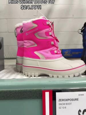 Kids Zeroexposur winter boots for only $24.99! These were always our go to when the girls were little and held up well! #bjsdeals #kidswinterwear #winterbootsforkids #budgetfinds 