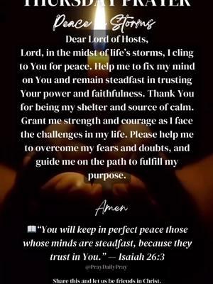 Good Morning Prayer for Thursday. Prayer in the storms 🌩️ Prayer eps. 23 Pray daily pray ❤️🙏🏽✨ Share this 🙏🏽 #womenwhopray #womanoffaith  #godfearing #legacybuilding #influencer #bawseladyrella  #leadersinheels #empowerher #bosschic #bossladystatus #bossladymindset #sheboss #ladypreneur #ceomindset #hersuccess #girlpreneur #womenceo #womenceomindset #godisabouttodoit #Godandgoals #kindompreneur #godpreneur #hustleandhelp  #ceoofmylife #beyourownboss #womenwhopray  #womenempowerment #tiktokpartner #tiktokinspiration #tiktokmotivation #LifeOnTikTok #tiktokforgood #mompreneur #fyp #foryoupage 