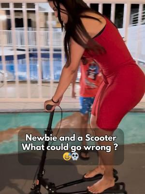 When a scooter meets inexperience, the pavement always wins. 💀🛴 . #SheisFine #Scooter #ScooterFail #Funny #Fail #WooGlobeFunnies