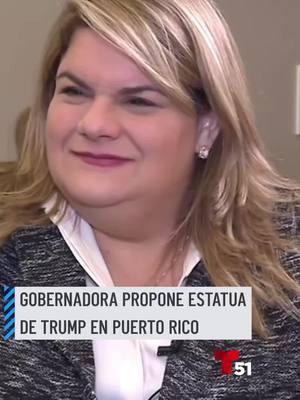 La gobernadora de Puerto Rico, Jennifer González, encendió la controversia al proponer que se erija una estatua del presidente Donald Trump en la isla porque “se lo merece”. “Se regresa de todo lugar menos del ridículo”, dijo Juan Dalmau, principal contrincante de la gobernadora en las pasadas elecciones. “La gobernadora dice que es que Trump se lo merece. El mismo que nos lanzó papel toalla después de María”, expresó Dalmau. #trump #donaldtrump #puertorico #jennifergonzalez